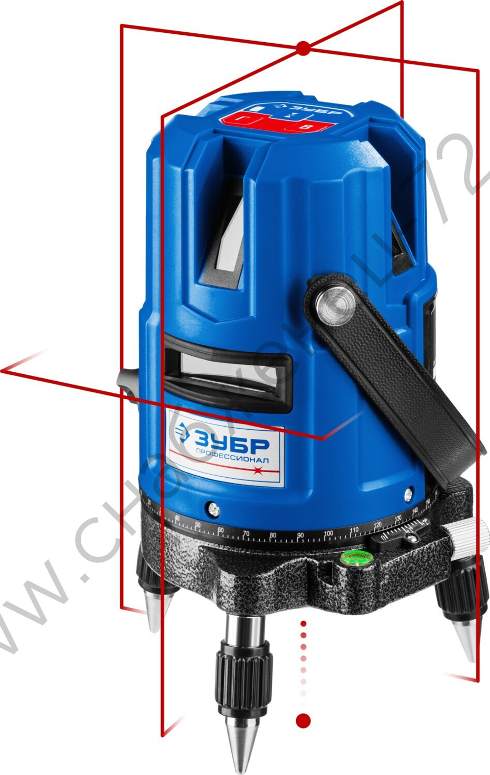 ЗУБР Крест 55, 20 - 70 м, лазерный нивелир, Профессионал (34904)