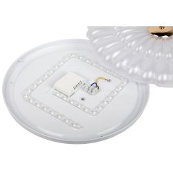 Светильник потолочный светодиодный ЭРА Классик без ДУ SPB-6 Chester 48W-5K WH+GD 5000К белый/золото