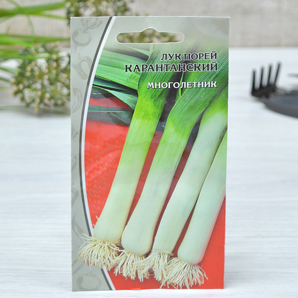 ЛУК порей Карантанский позднеспелый (0,5г) Цв.пак. (10шт)
