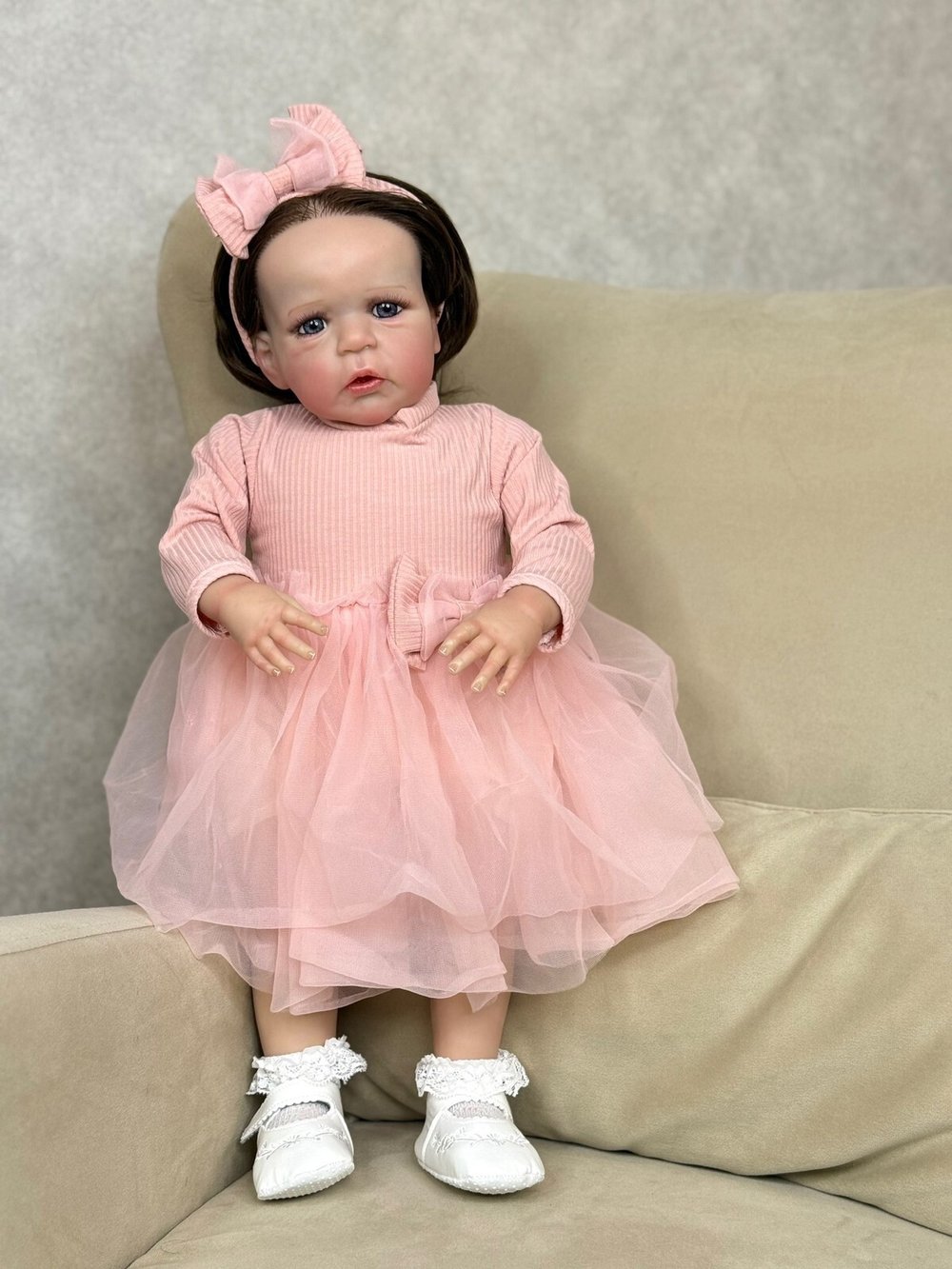Кукла Реборн мягконабивная 60см (FA-602)