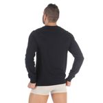 Мужской домашний костюм темно-синий: лонгслив и штаны Emporio Armani 111794_CC570 00135