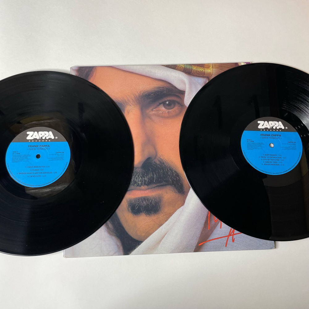 Винтажная виниловая пластинка LP Frank Zappa Sheik Yerbouti (Франция 1991)