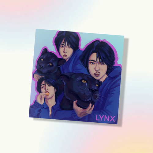 Арт принт / lynx / STRAY KIDS / Хан #6