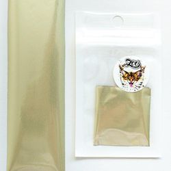 1619 Фольга переводная 4*50 см матовая белое золото