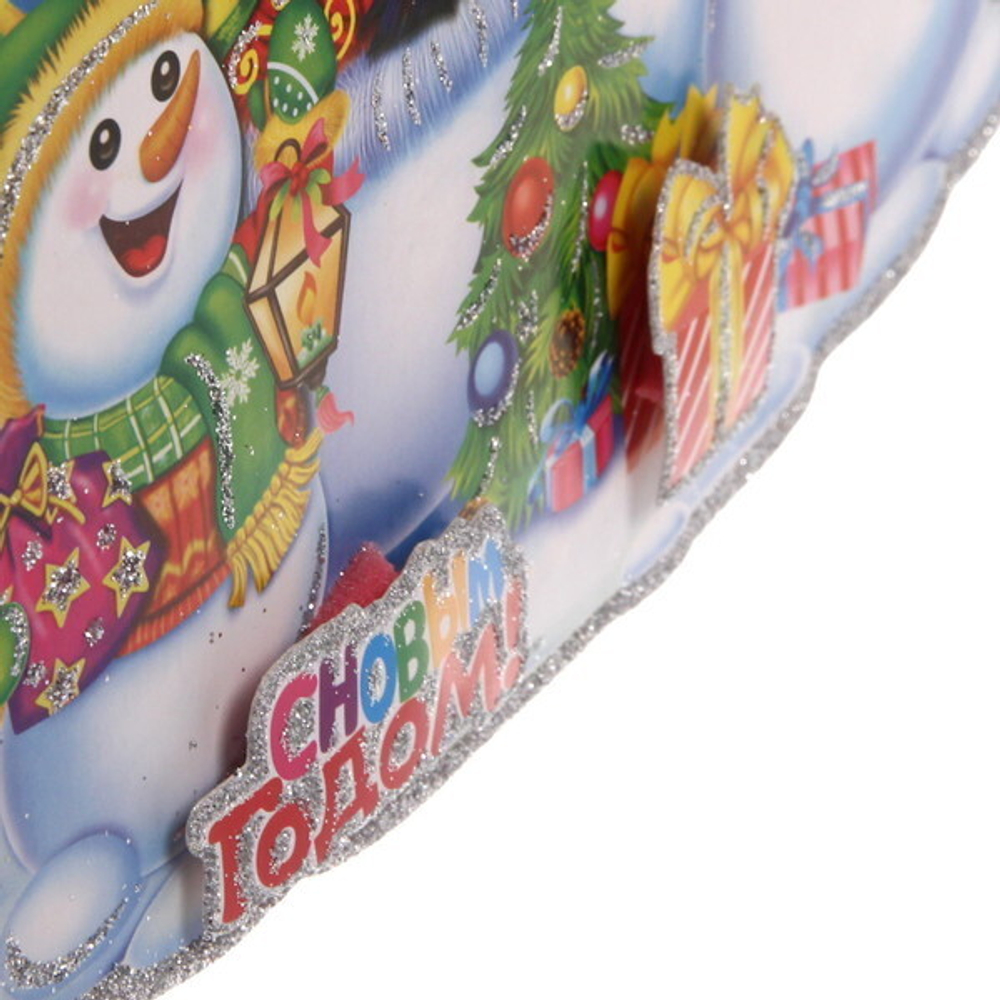 Плакат «Весёлые снеговики» 23 см