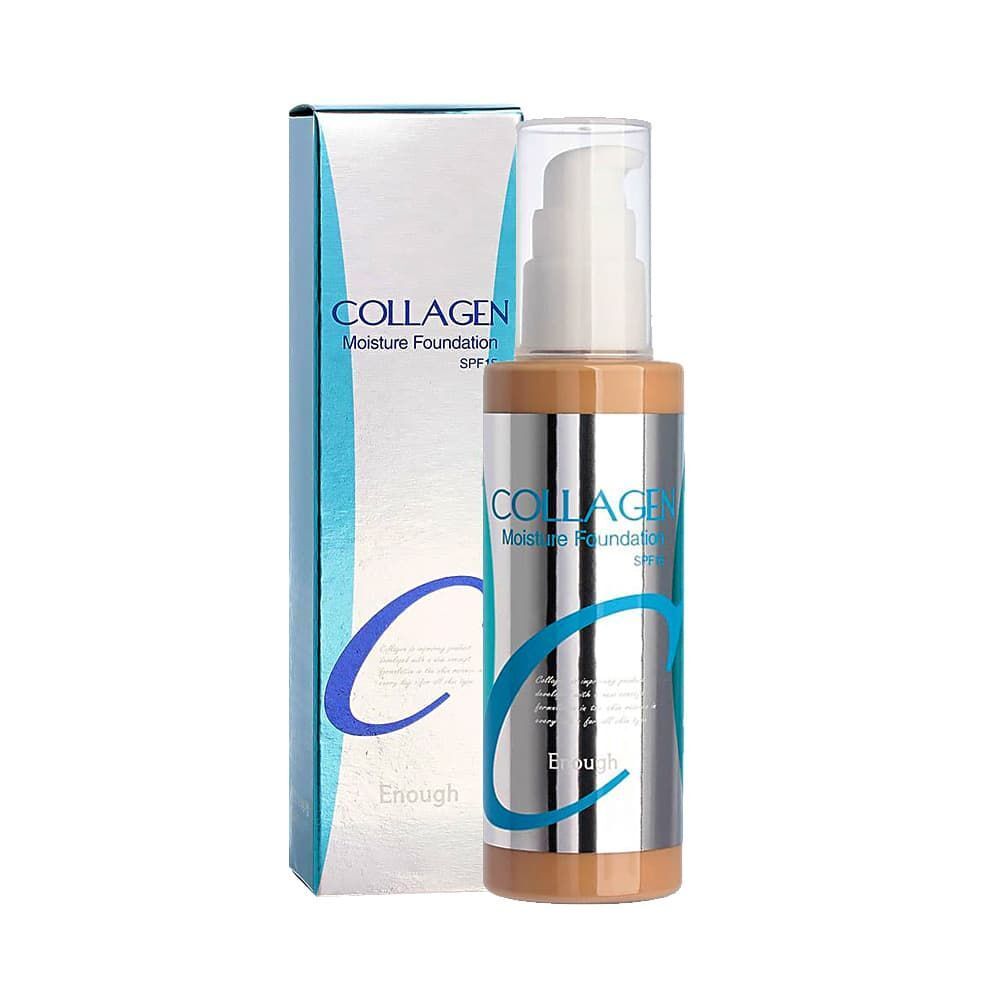 ENOUGH Тональный крем для лица Collagen 021 SPF15, 100 мл