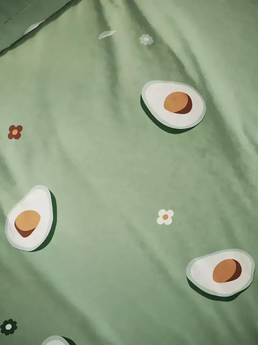 Наволочка комплект 2шт Полисатин Мечта "Avocado" 40x60 см на молнии