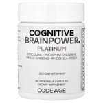 Codeage, Cognitive Brainpower Platinum, 90 растительных капсул