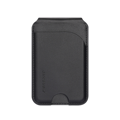 Магнитная подставка картхолдер черного цвета от Dux Ducis, серия Neva Series Magnetic Wallet Stand