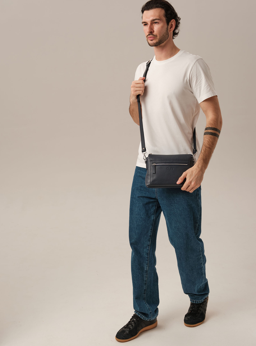 Мужская сумка кроссбоди DBR 7131 насыщенно-синий