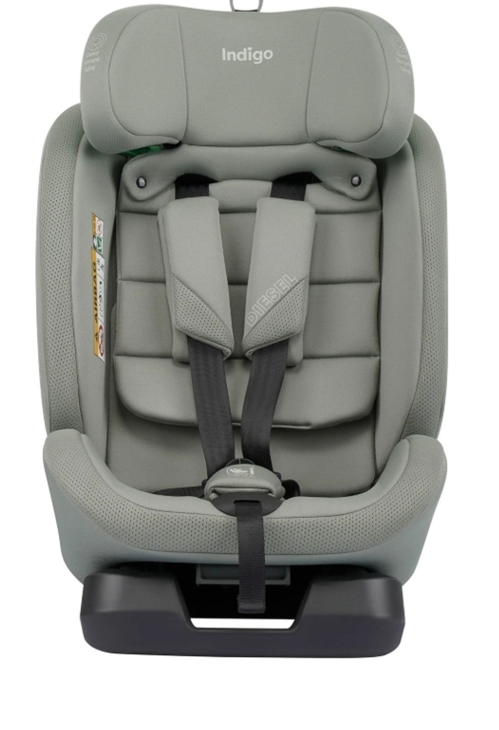 Автокресло Indigo DIESEL, I-SIZE, 0+1+2+3 (40-150 см) с рождения и до 12 лет