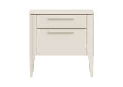 Тумба прикроватная Type 2 ящика ширина 50 см (дымка)