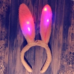 Ободок карнавальный «Зайчик» с подсветкой