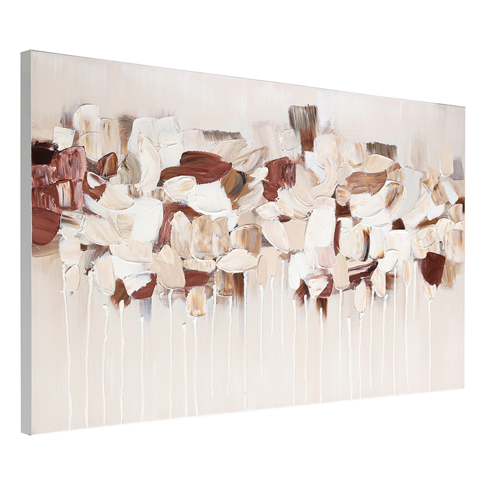 Панно декоративное fleur, 70х120 см, бежевое