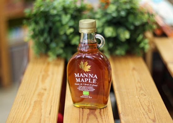 Кленовый  сироп органик Manna Maple®, ст.б, 250г.