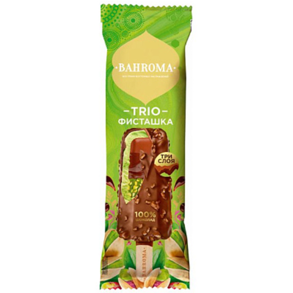 Мороженое Bahroma шоколад-фисташка 90 гр
