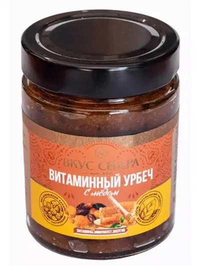 Урбеч витаминный с медом 300 гр
