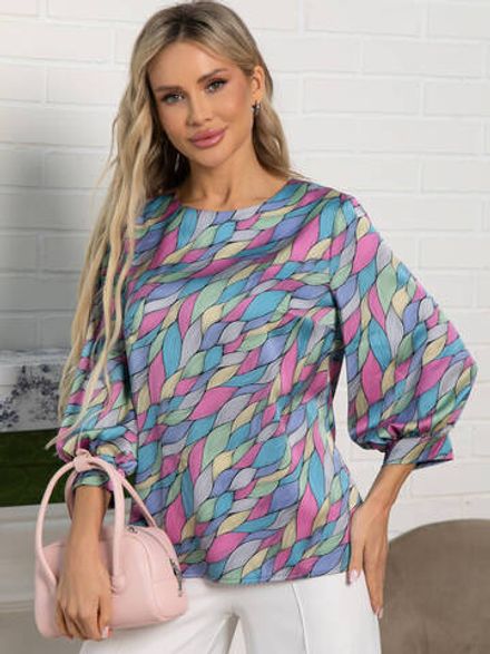 Блуза Мечта сезона (сиреневая) Б12976-16М LT Collection