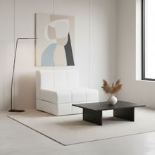 Кресло кровать раскладное бескаркасное 200х90 (беж Вивальди)