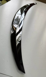 Спойлер лип крышки багажника Audi A5 (2016-2020) черный глянец