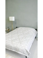 Одеяло лен двуспальное 172 х 205 утепленное зимнее льняное