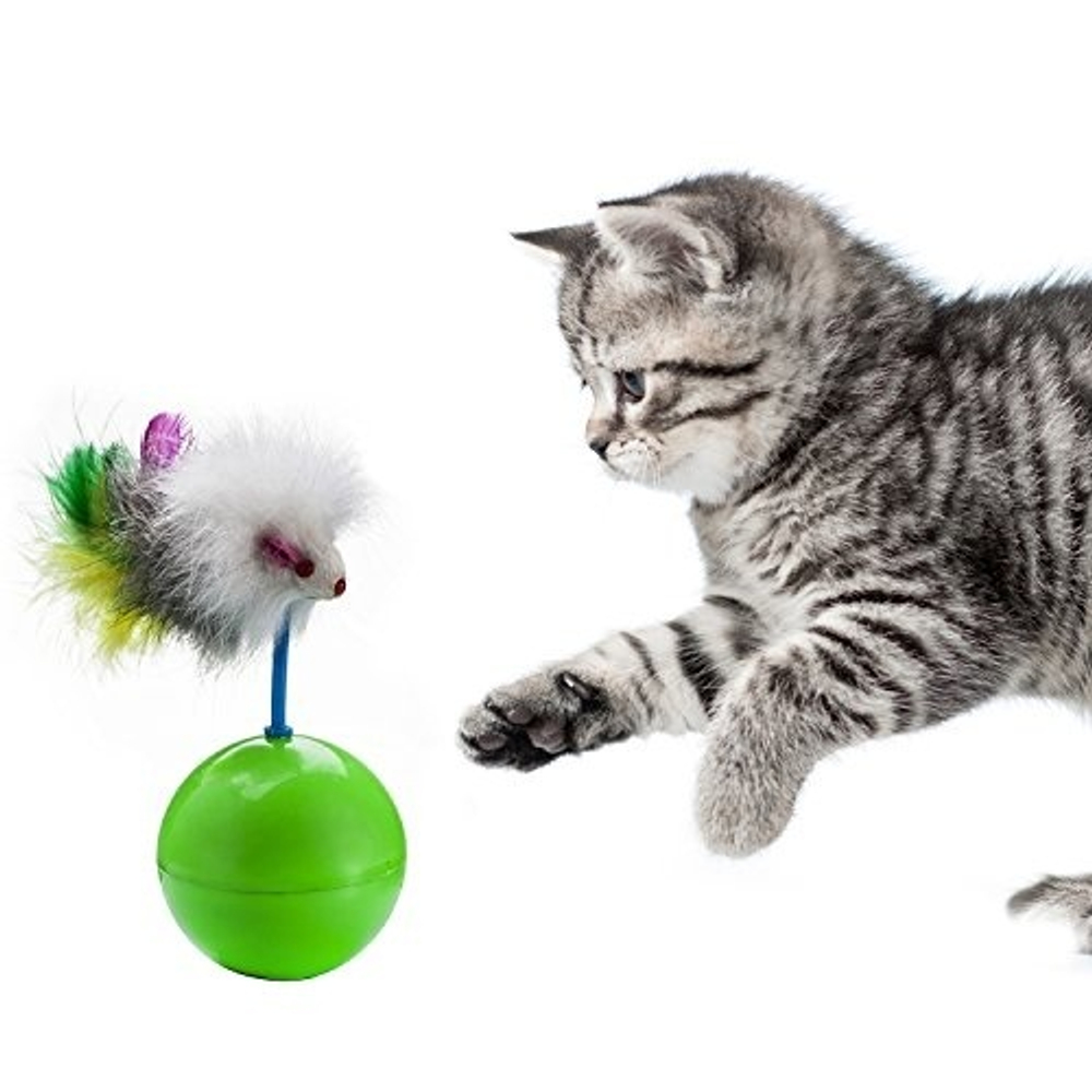 Pet Fashion Перья неваляшка на шаре