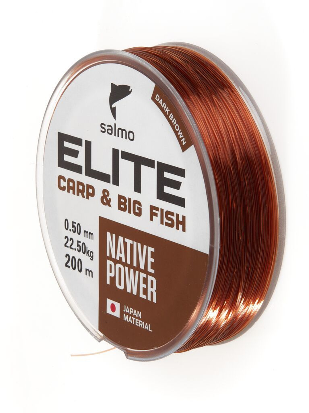 Леска монофильная Salmo Elite CARP & BIG FISH 200м, 0.50мм