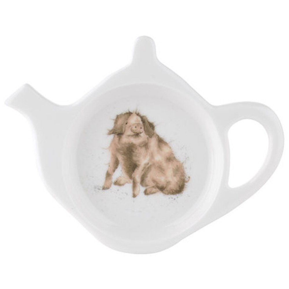 Подставка для чайного пакетика 13см Забавная фауна Трюфельная свинья Royal Worcester
