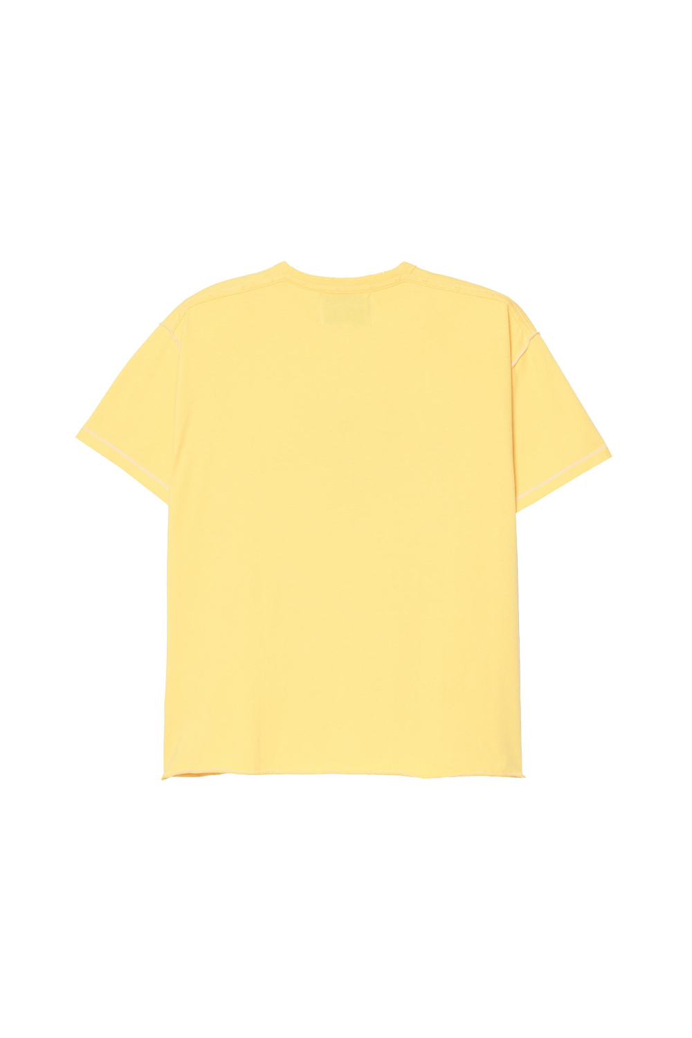 ZARA X BENITO ANTONIO ФУТБОЛКА С ЭФФЕКТОМ ПОТЕРТОСТЕЙ, ЖЕЛТЫЙ