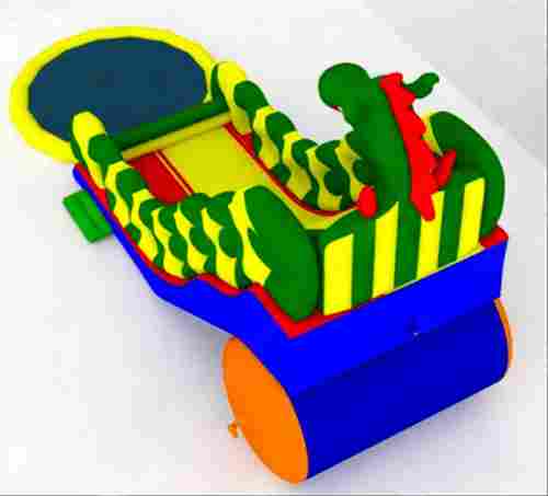 Надувная водная горка с бассейном «Драконий спуск», 17*6*9 м
