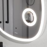 Зеркало с контурной LED-подсветкой, ИК сенсором и косметическим зеркалом, 55 см AM.PM Func M8FMOX0553SA