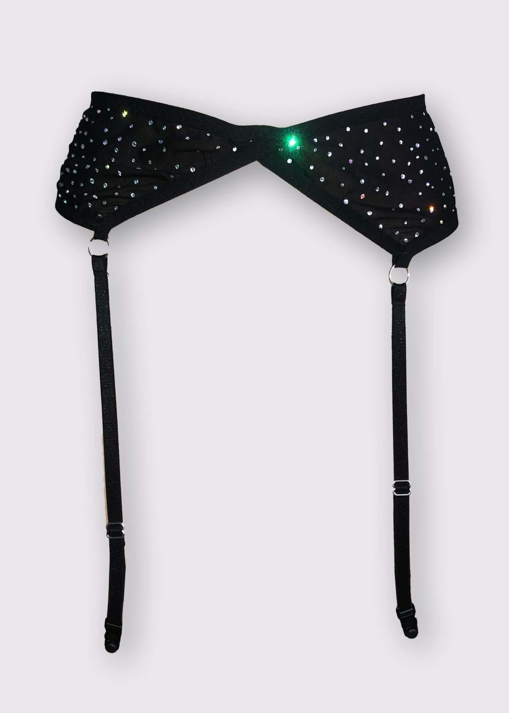 Shiny Sphere belt for stockings