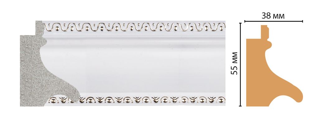 Багет Decomaster FM19-2 55*38*2850мм