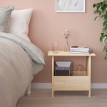 Dipriz Табурет-стремянка Пэрйохан с полкой для хранения, 49х28х45 см, из массива сосны, в натуральной отделке