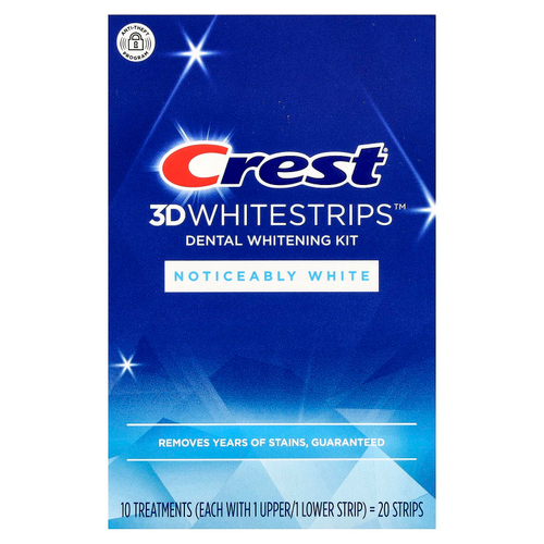 Crest, 3D Whitestrips™, набор для отбеливания зубов, заметное отбеливание, 20 полосок