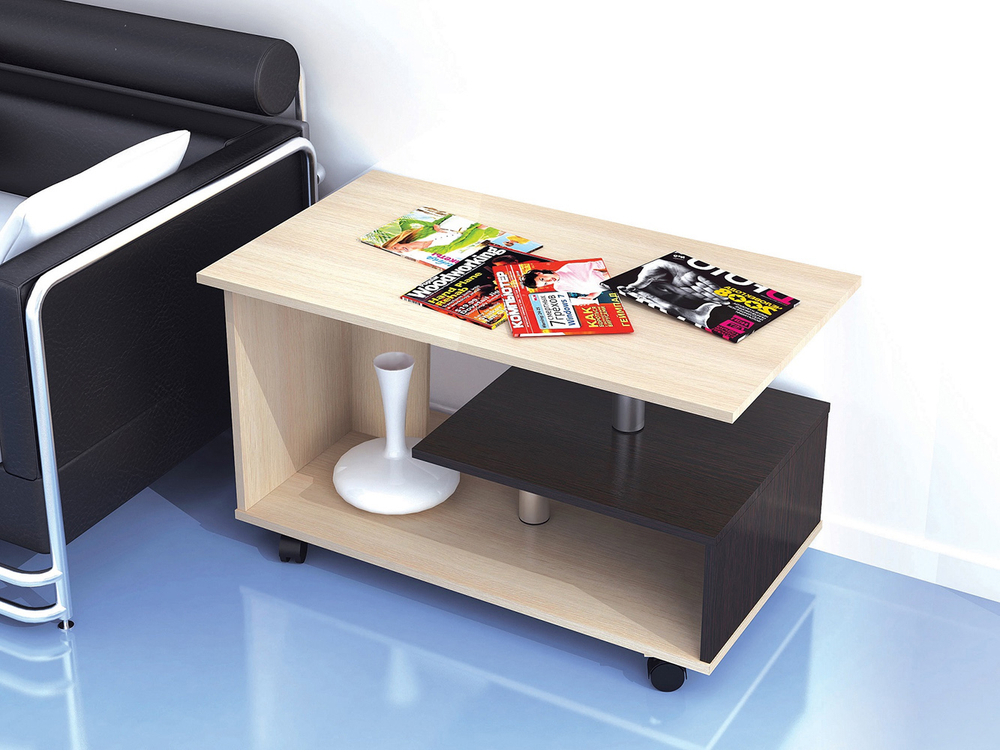 Столик журнальный Консул-5, дуб молочный