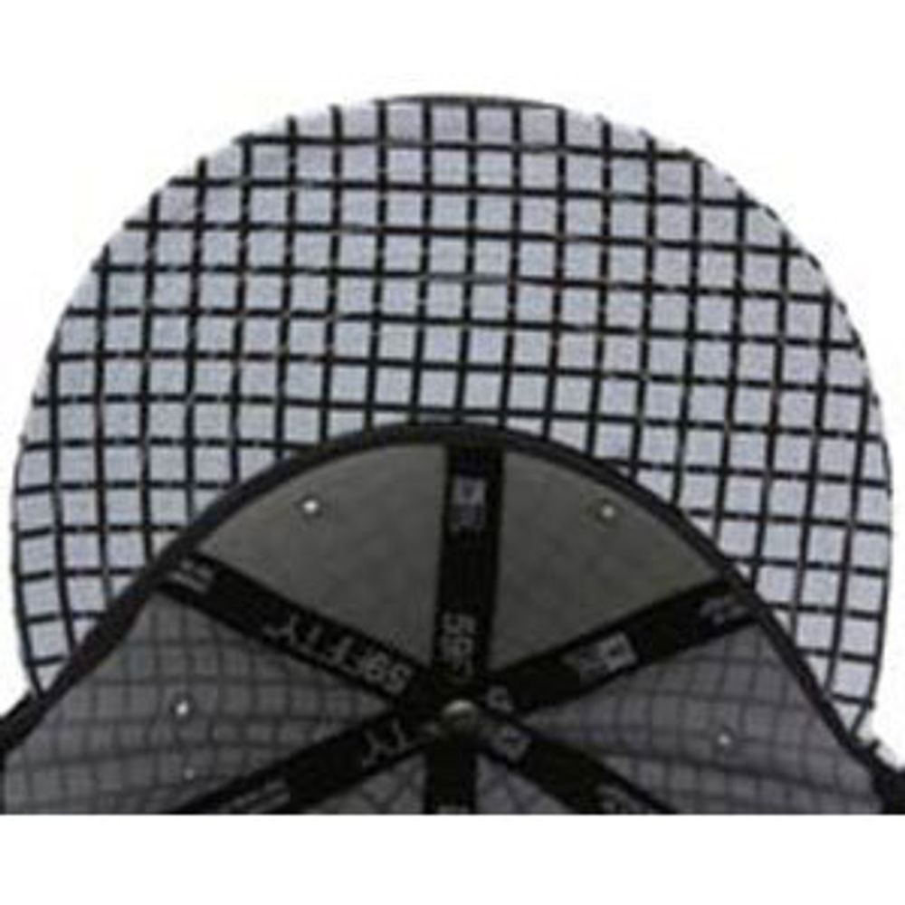 Бейсболка New Era Mesh серая фото снизу