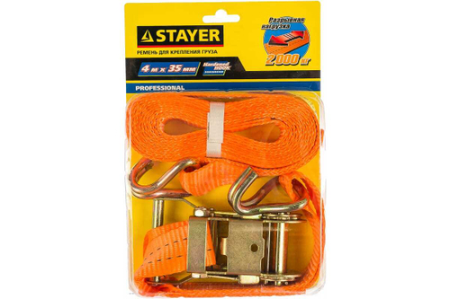 РЕМЕНЬ STAYER 35ММ НАГРУЗ ДО 2000КГ ДЛ 4М 40562-4