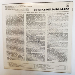 Винтажная виниловая пластинка LP Jo Stafford Jo Jazz (Japan 1979)