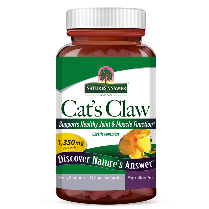 Экстракт кошачего когтя, Nature&#39;s Answer Cat’s Claw, 90 вег капсул