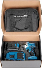 Гайковерт аккумуляторный NORDBERG NE803K ЦБ-0010558