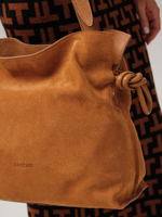 Замшевая сумка Deboro 31126 желтый янтарь