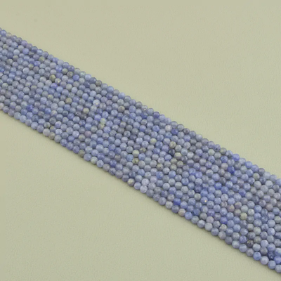 Нитка Танзанит 39 см. 3,8 мм. (Без замка)