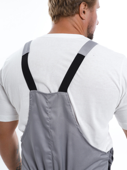 Костюм Nerss «Практик», куртка + полукомбинезон. Серый с черным