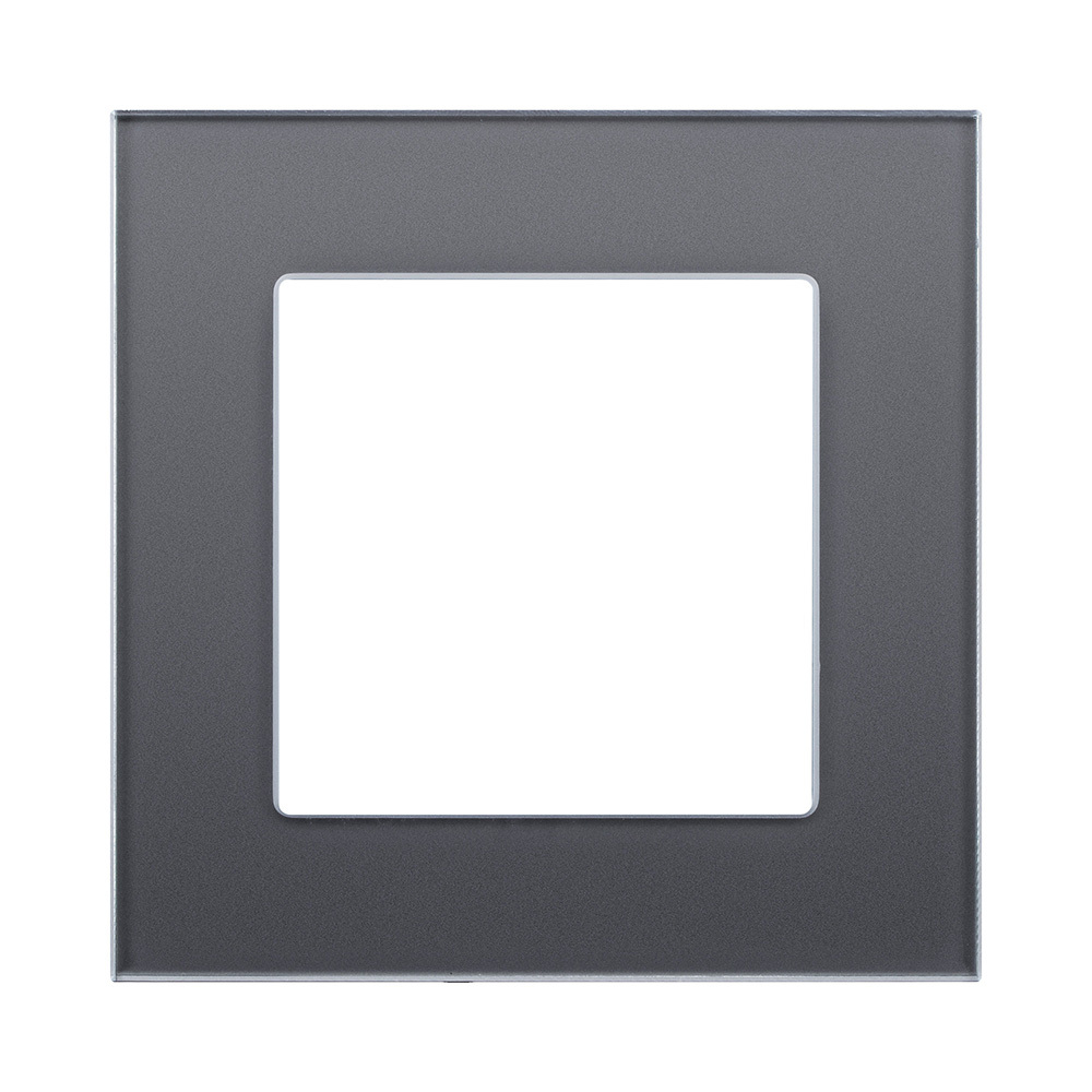 Рамка 1-постовая, стекло серый Kollinger Asthetik AS1GY