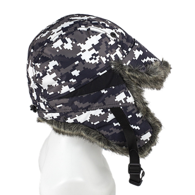 Шапка-ушанка Extreal Норд с Клином Мех барсук КМФ Цифра -