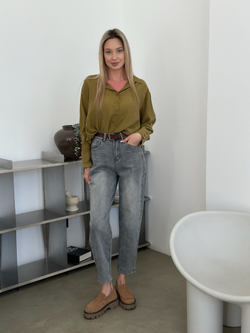 Лоферы из натуральной замши