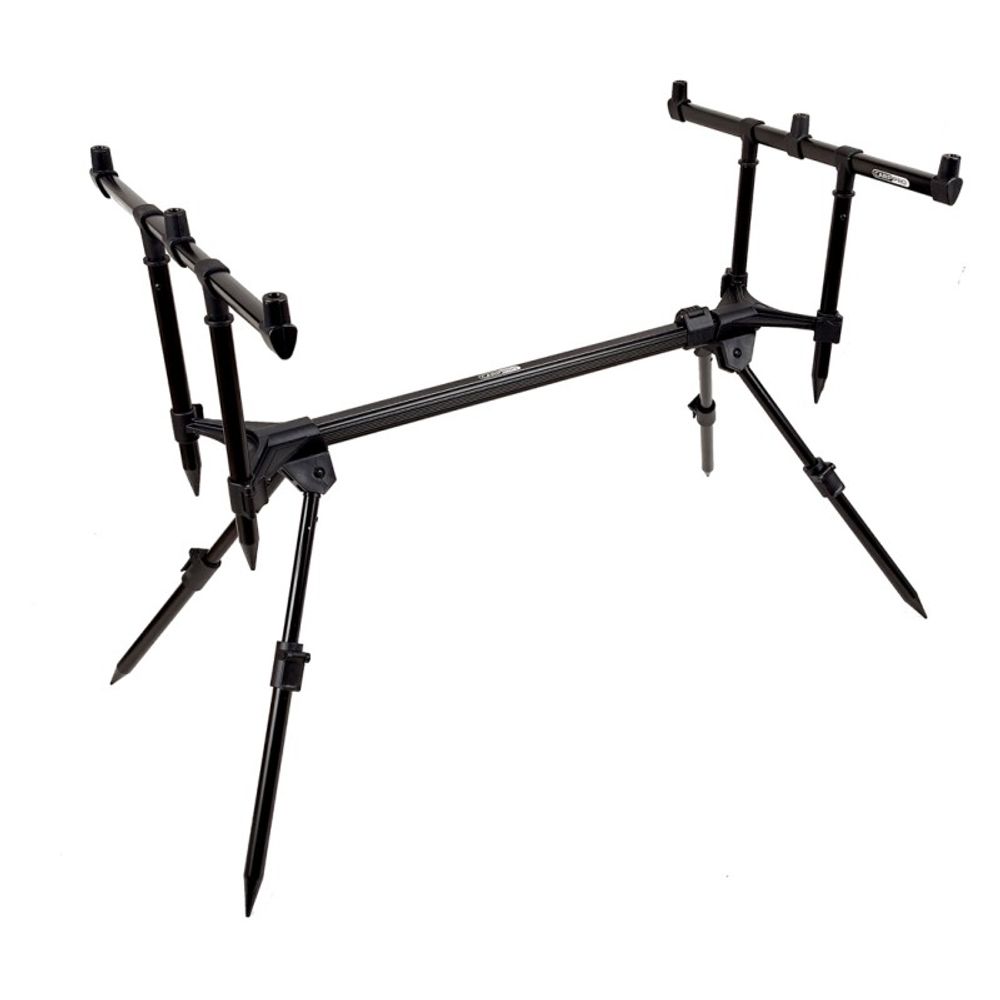 CARP PRO Род-под на 3 удилища Black телескоп. 4 ноги