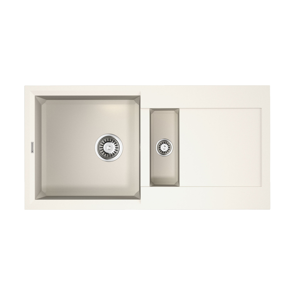 Мойка Omoikiri Sakaime 86-2-WH Tetogranit | Белый