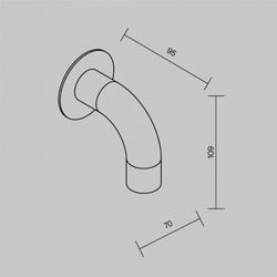 Светильник на штанге Maytoni Sleek O477WL-L2GF3K